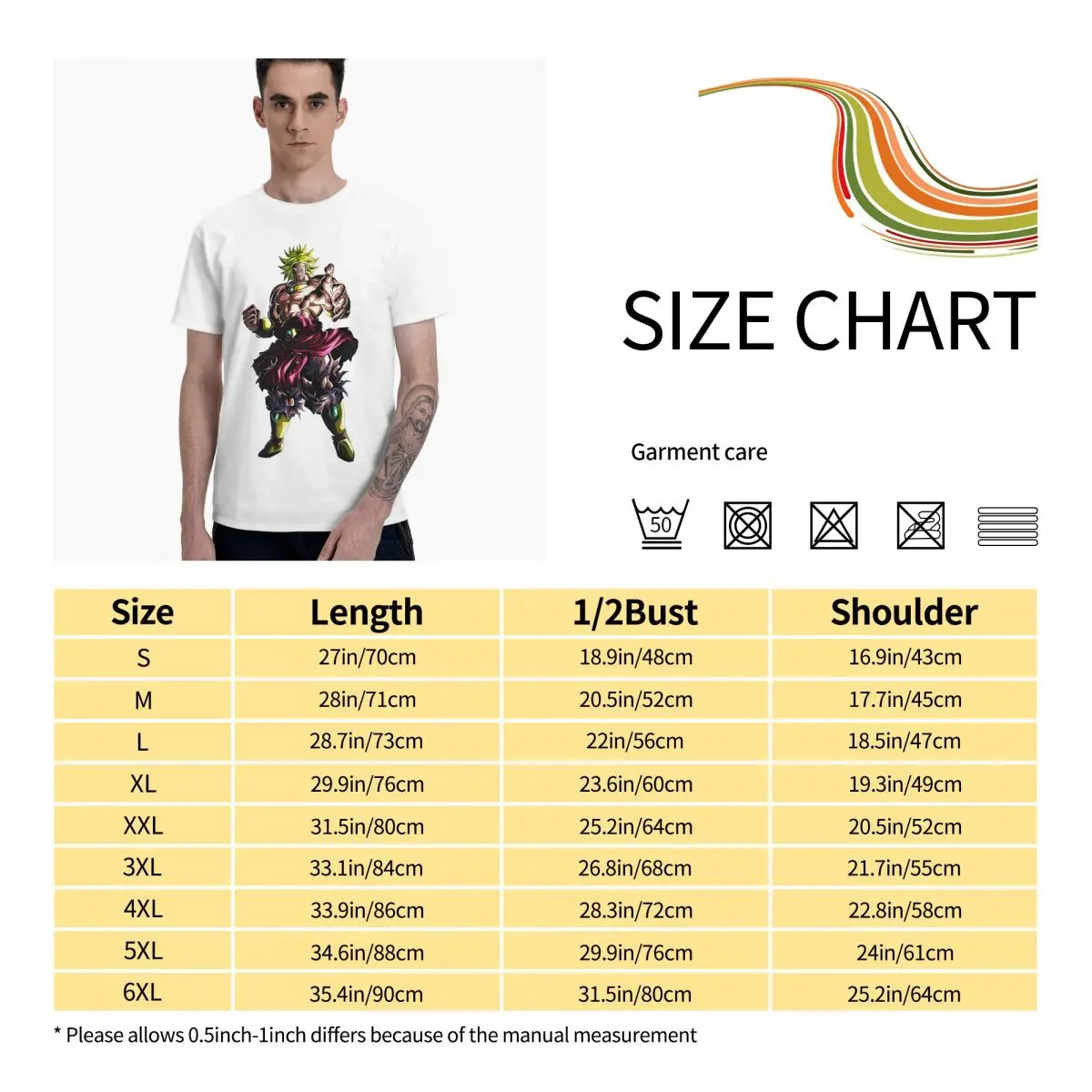 

Anime Fans Majin Broly A men Tee Not easy to shrink Short sleeveRound neck T-shirt