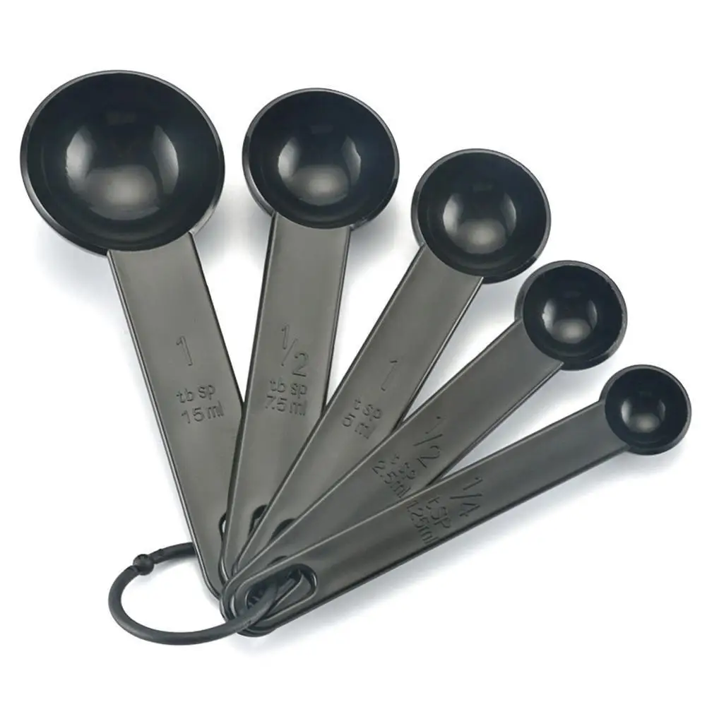 

5Pcs/Set Plastic Measuring Cups Measuring Spoons Scale Kitchen Cooking Tools Measuring Set For Baking Coffee Sugar Salt