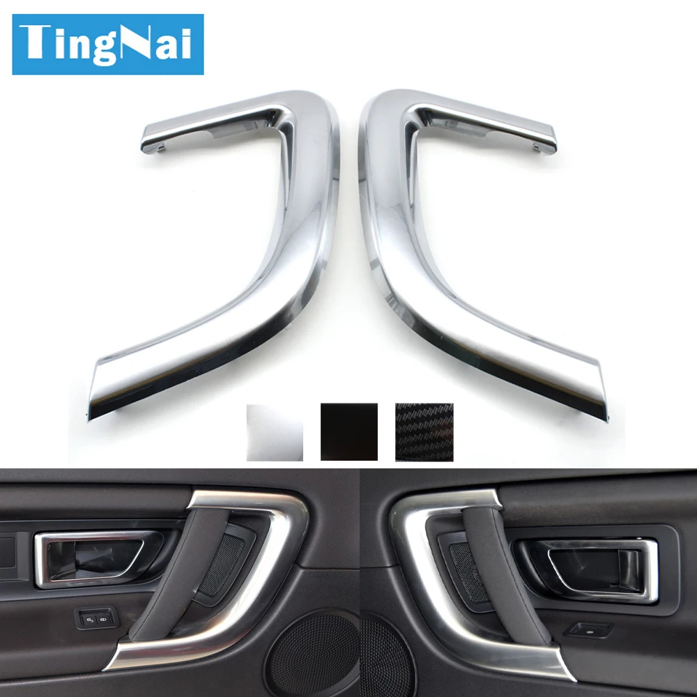 

Left Right Car Interior Door Pull Handle Cover Trim Replacement for Land Rover Discovery Sport 2015-2019