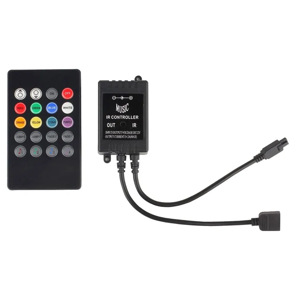 

Led Controller LED IR RGB Controler LED Lights Controller IR Remote Dimmer DC5/12/24V For RGB 5050 2835 WS2811 WS2812B LED Strip