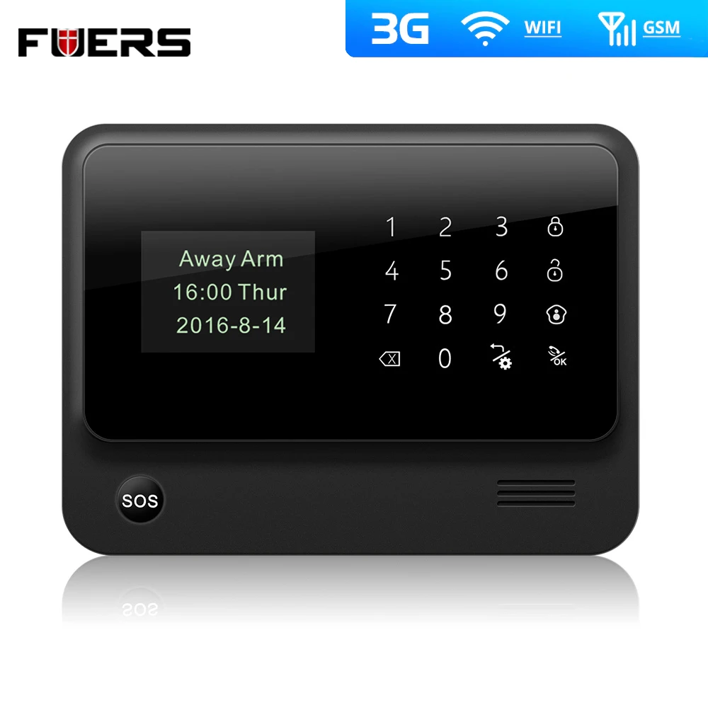 Система сигнализации FUERS G90B Plus Wi Fi GSM 3G сенсорная панель дистанционное управление