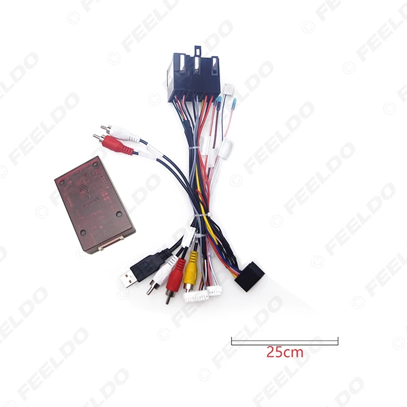 Автомобильный радиоприемник FEELDO 16PIN Android Power Calbe с can-шиной для KIA Sorento Cerato аудио
