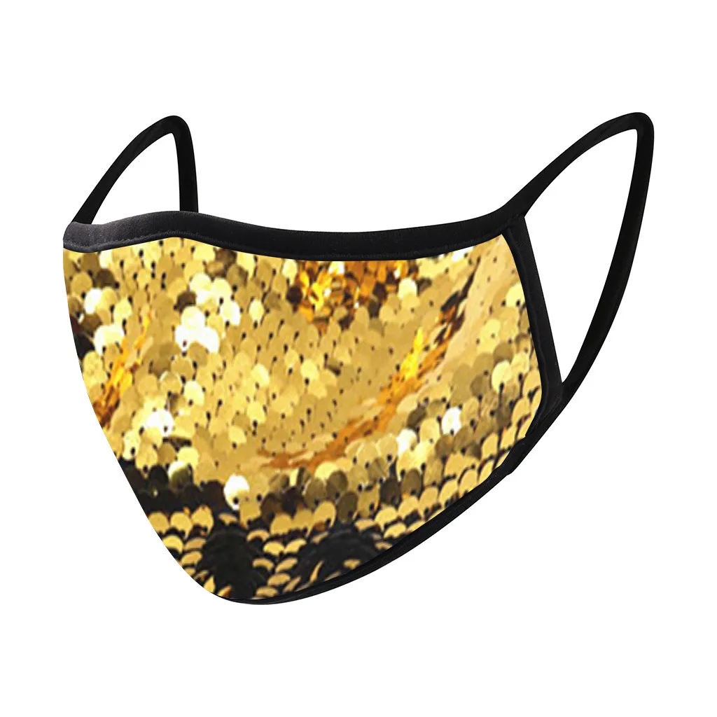 Рождественская Детская Солнцезащитная хлопковая Маска Для Лица с блестками