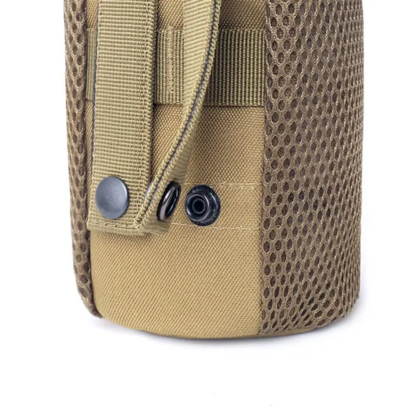 500ml Tactical Molle Water Bottle Pouch Nylon Military Holster Outdoor Travel Kettle Bag Drawstring Camping Hiking - купить по