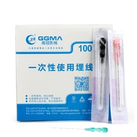 new acupuncture therapy body acupoint massage disposable sterile catgut embedding needles beauty 678912