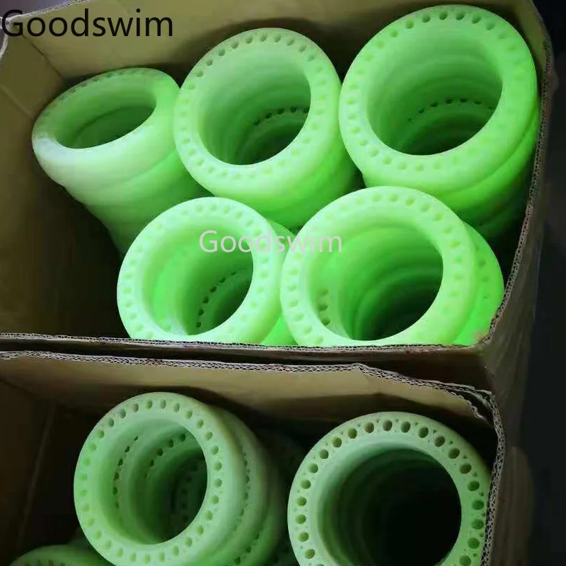 Luminous Shock Absorber Tire For Xiaomi Mijia M365 Scooter Skateboard Damping Rubber Tires Wheels Tyre Solid Hole | Спорт и