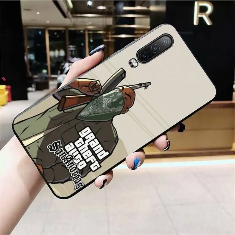 Мягкий черный чехол для телефона rockstar gta 5 Grand Theft Huawei P40 P30 P20 lite Pro Mate 20 P Smart 2019 prime |