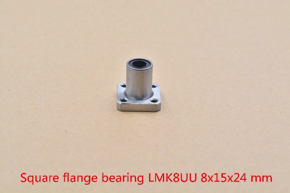 Фланцевая шариковая втулка для стержня вала CNC размеры LMK8UU LMF8UU LMH8UU 8 мм x 15 24