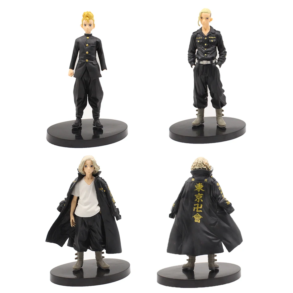 

Hot【Ready Stock】Anime Tokyo Revengers Action Figure Manjiro Sano Chifuyu Matsuno Takemichi Hanagaki Figurine Manga Toys