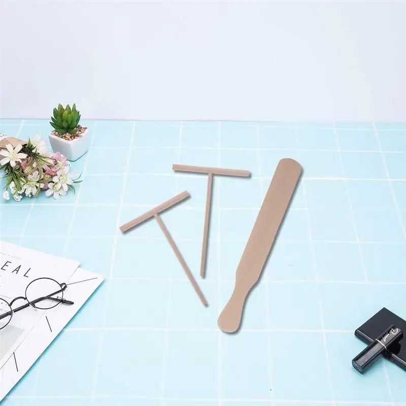 3 шт. набор креповых расширителей и шпателей деревянный портативный шпатель