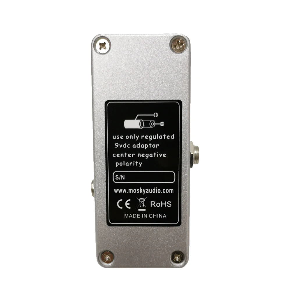 MOSKY Мини электрическая гитара Динамический Компрессор педаль эффектов