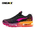 Женские беговые кроссовки ONEMIX с воздушной подушкой, сетчатая вязаная уличная дышащая спортивная обувь, женские тренировочные демпфирующие кроссовки для бега