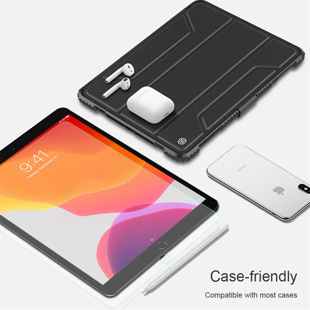 Для Apple iPad 10,2 iPad 7th 7-го поколения Закаленное стекло Nillkin H+ 2.5D Взрывозащищенная защитная пленка для экрана для iPad 10,2