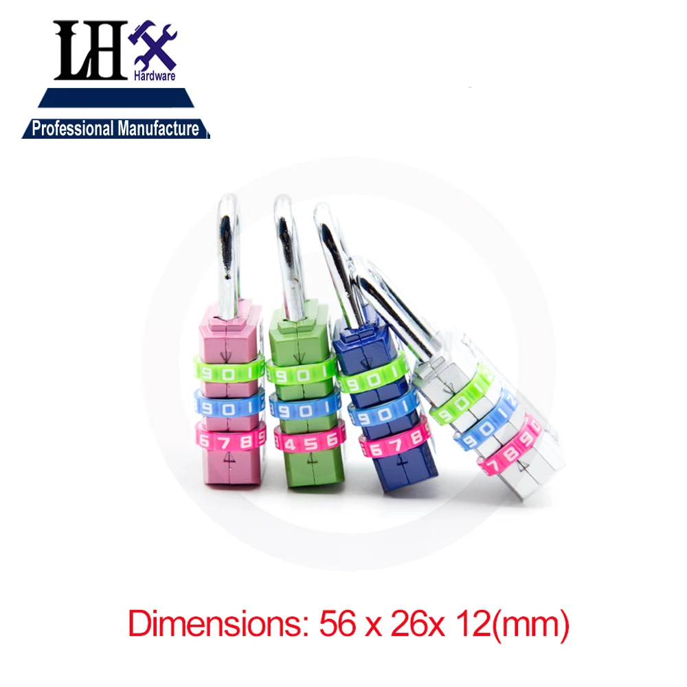 Кодовый замок из цинкового сплава для игровых чемоданов фитнеса комбинированный