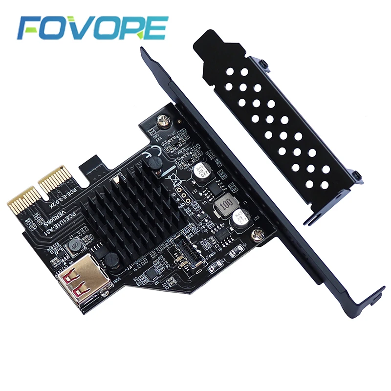 Плата расширения PCI Express 3 0 USB 1 E карта PCIE адаптер ранженского 3.1 Gen2 10 Гбит/с + USB2.0