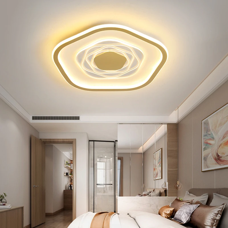 

Master bedroom lamp warm and romantic led ceiling lamp simple modern personality creative bedroom lamps secondary Bedroom Lamp