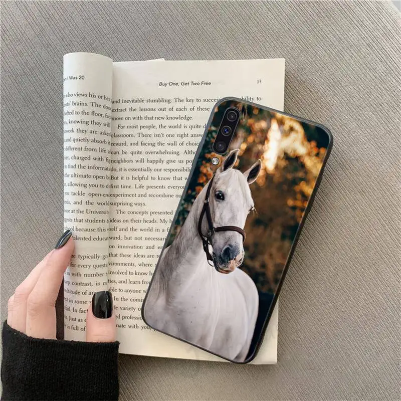 

Fine Horse Art pattern Phone Case For Samsung galaxy S 9 10 20 A 10 21 30 31 40 50 51 71 s note 20 j 4 2018 plus