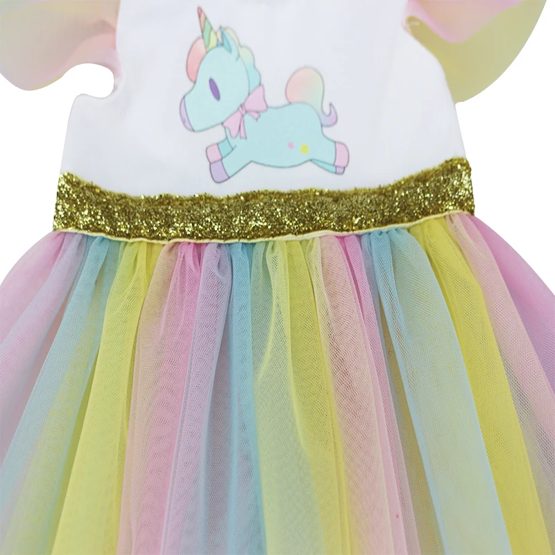 

Born New Baby Fit 18 inch American 43cm Girl Doll Clothes Unicorn hair with pony clothes For Baby Birthday Gift