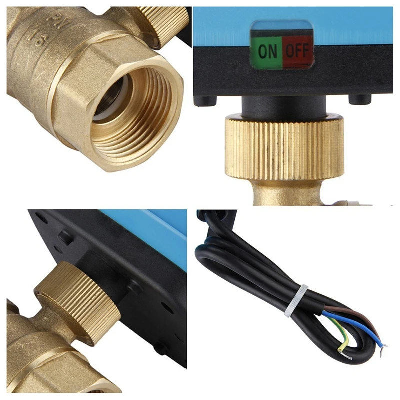 

Promotion! 1pcs 2-Way Zone Valve Two-way Valve Motor Ball Valve Electric Valve Ball Valve 220V DN25 (G1.0inch) Reversing Valve w