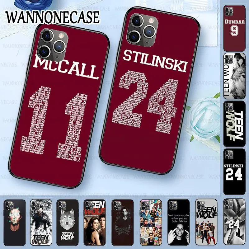 Аксессуары для телефона чехол iphone 11Pro 5s 6s 7 8plus x xs xr xsmax coque Teen Wolf Stilinski 24 McCALL 11 LAHEY 14