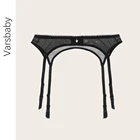 Женский прозрачный пикантный Пояс для чулок Varsbaby, нескользящий ультратонкий регулируемый двойной ремень с подвязками