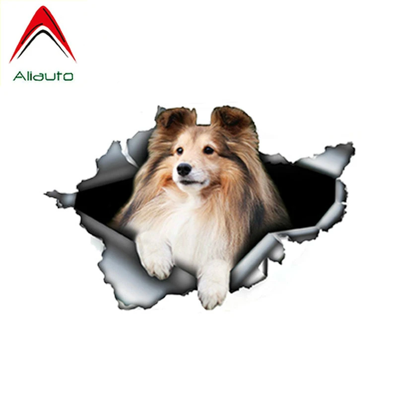 

Автомобильная наклейка Aliauto, 3D наклейка для домашних животных, металлическая наклейка, отражающая наклейка, наклейка для защиты экрана от ц...