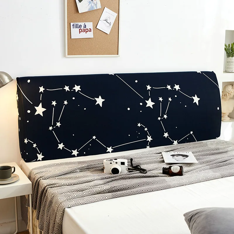 Современное покрытие для кровати со звездами эластичное полностью закрытое