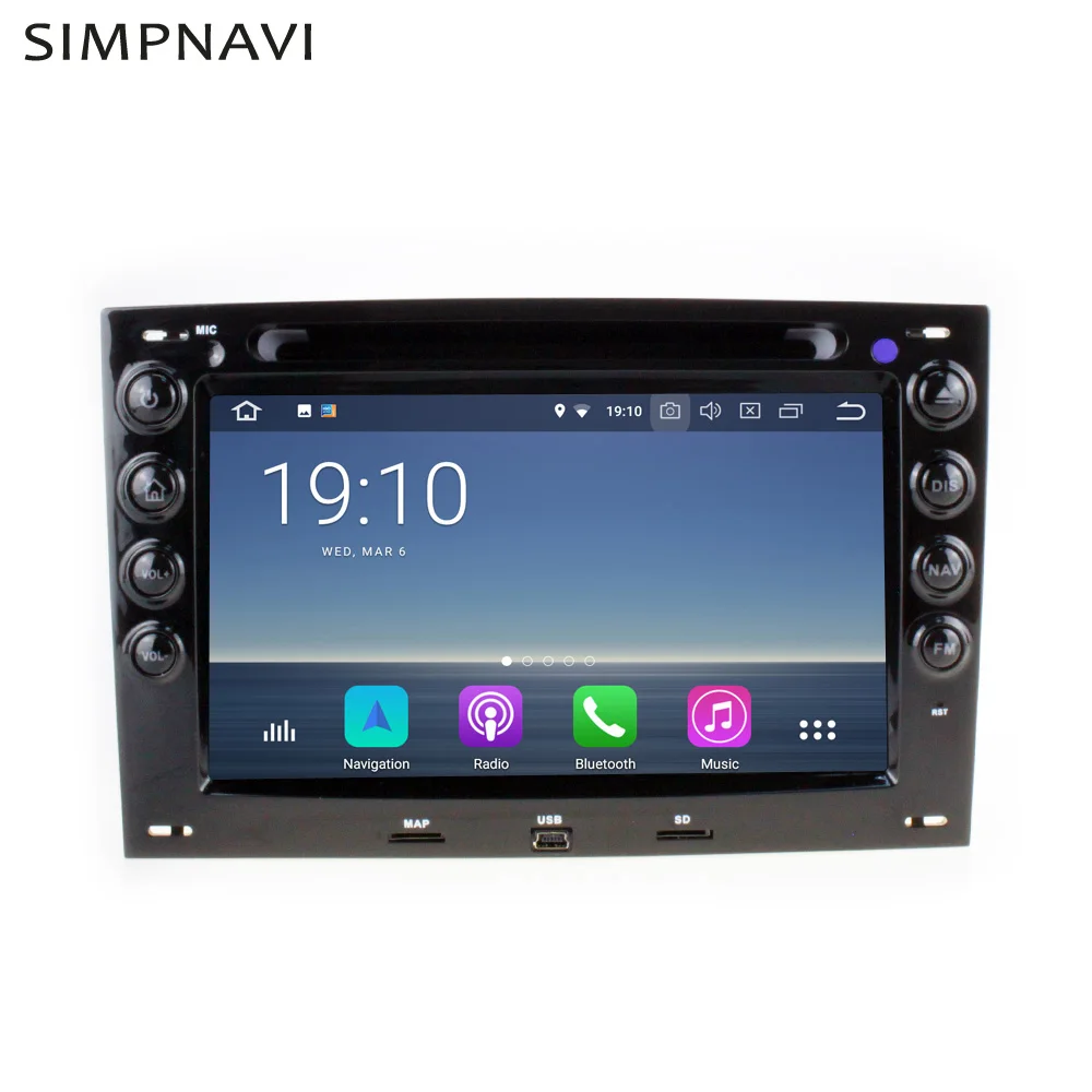 7-дюймовый автомобильный DVD-плеер Android мультимедийный плеер для Renault Megane 2 2003-2010