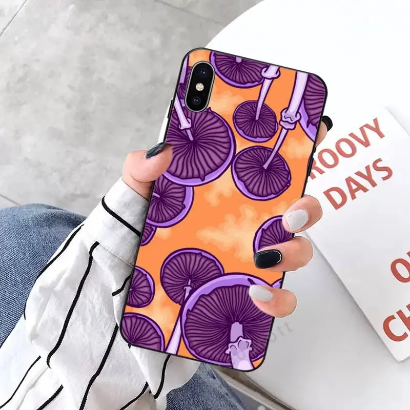 

Weird Trippy Mushroom Psychedelic Phone Case for iPhone 11 12 mini pro XS MAX 8 7 6 6S Plus X 5S SE 2020 XR