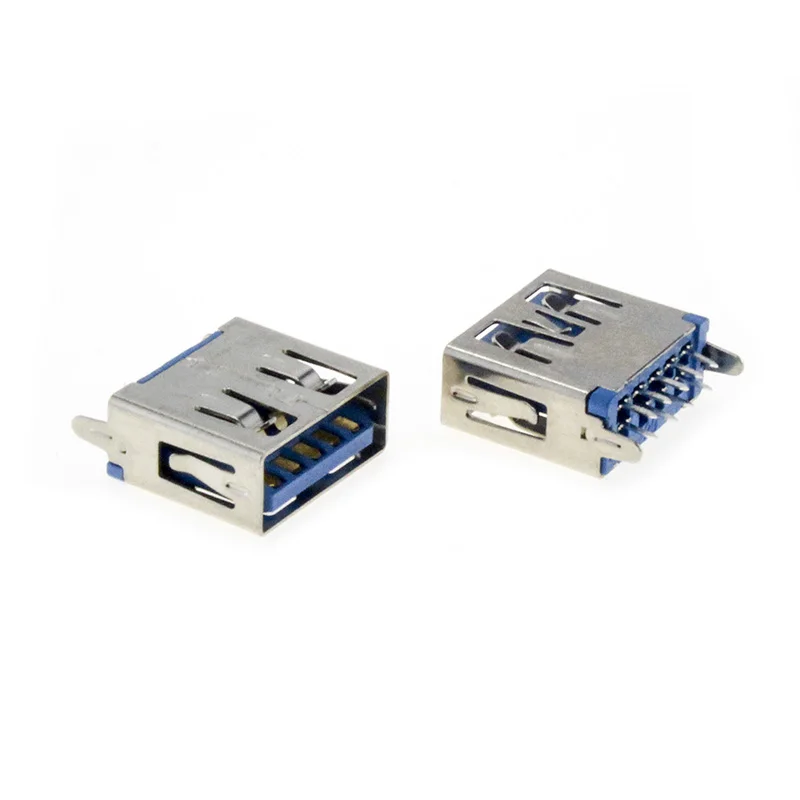 

10 pcs/lot USB3.0-AM 9Pin 11.5mm length USB male Connectors dip Jack Tail Male Plug Sockect Electric Terminals