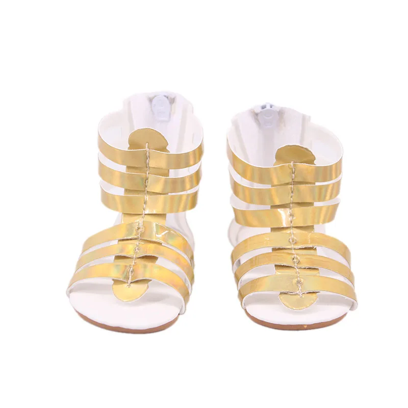 Летние пляжные сандалии для 18-дюймовых кукол