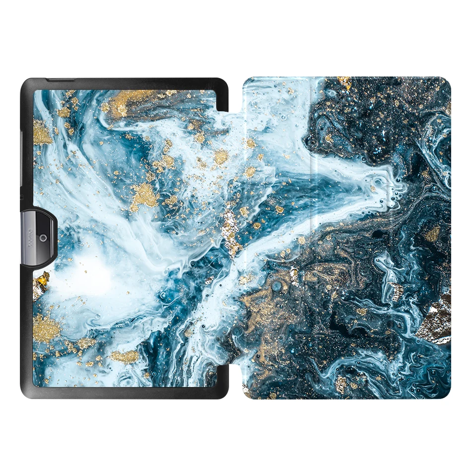 MTT чехол для acer Iconia One 10 B3-A30 A3-A40 10,1 дюймов ультра-тонкий из искусственной кожи трехслойный флип-чехол-подставка планшет для надписей чехол - Цвет: AC10