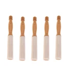 Упаковка из 5 деревянных ручных молотков, резиновый s кристалл поющая чаша палочки музыкальная Пирамида инструмент для молотка детали ударного инструмента