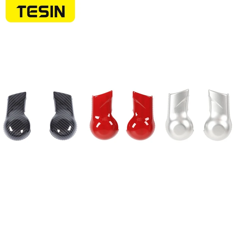 

TESIN Interior Mouldings Car Gear Shift Lever Knob Head Decorative Cover Trim Sticker For Chevy Camaro 2010-2015 Car Accessories
