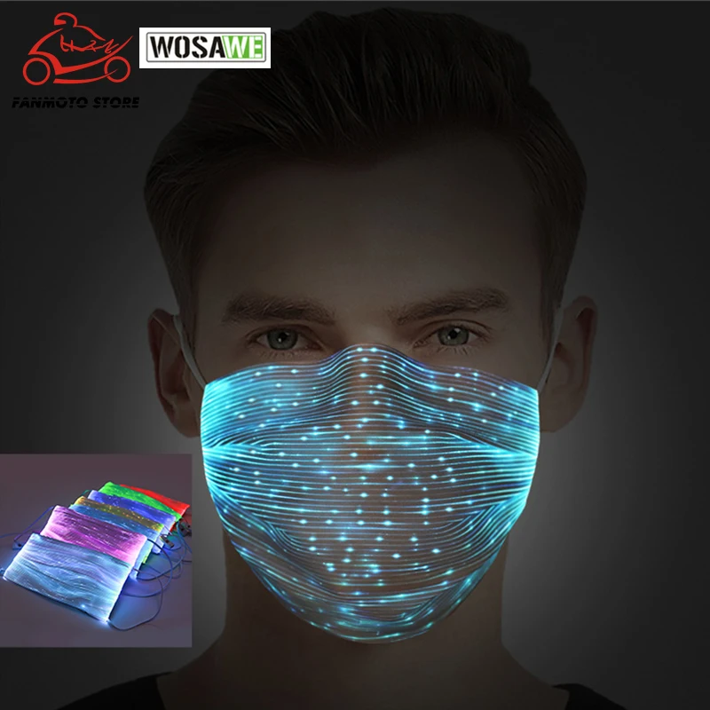 WOSAWE мотоциклетная велосипедная светодиодная светодиодный лезащитная маска 7