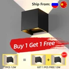 Светодиодсветодиодный Настенные светильники IP65, водонепроницаемый уличный и комнатный светильник, алюминиевый настенный светильник для дома, спальни, прикроватного столика, гостиной, светодиодный да, крыльца