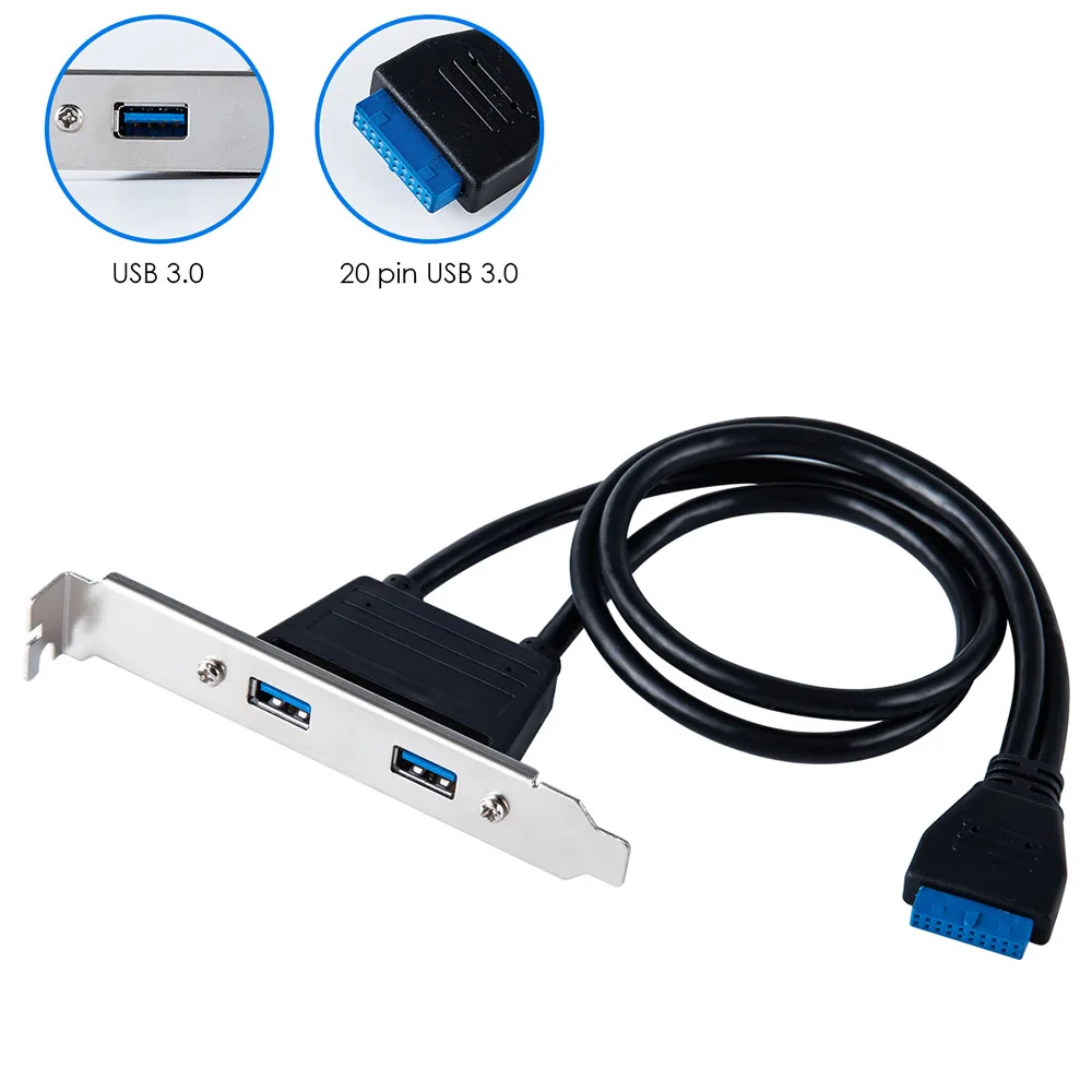 

Материнская плата USB 3,0 20pin к двойному USB 3,0, плата, кабель, задний корпус, перегородка, соединительный кабель, USB3.0 концентратор, внутренний 20-к...
