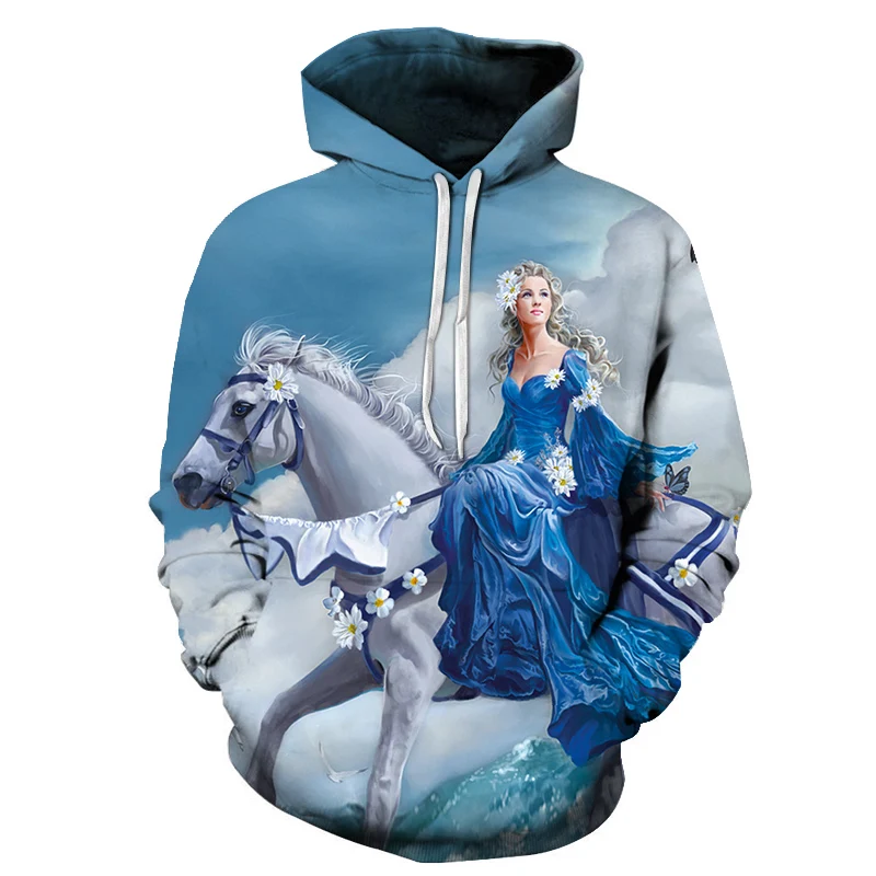 

hooded hoodie with animal stamp, casual autumn fashion sweater and winter 3d for men and women, hip hop, streetwear