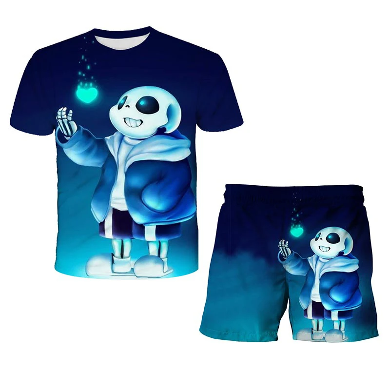 

4-14 New (Legendary) Popular Kids Print T-shirt Cartoon Streetwear Street Dance T-shirt Game Toy Boy Girl Top Set