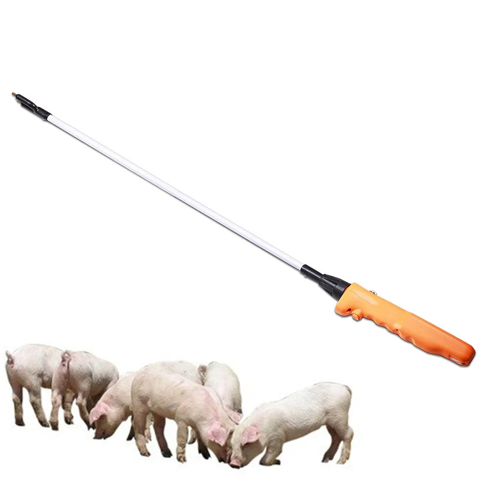 

Newest Waterproof Livestock Prod Stick with LED Light Rechargeable Electric Livestock Prod for Cow Pig Goats and More Poultry