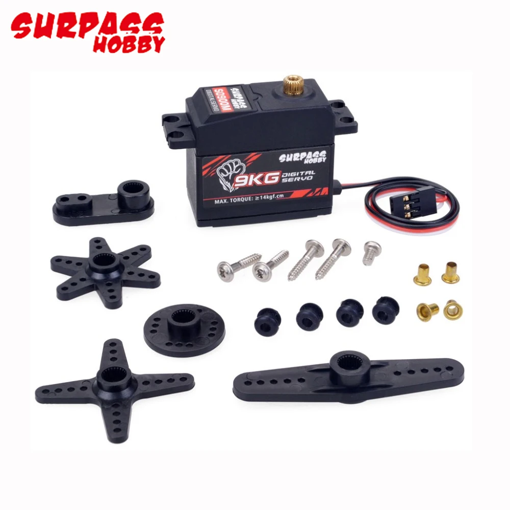 Водонепроницаемый бесщеточный двигатель Surpass Hobby 3665 2900KV с 80A 2 3S Lipo RC ESC S0900M 9 кг