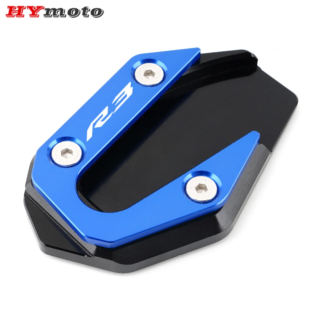 For YAMAHA MT03 MT25 YZFR3 YZFR25 MT 03 25 YZF R3 R25 2014-2020 Motorcycle Kickstand Foot Side Stand Extension Pad Support Plate |