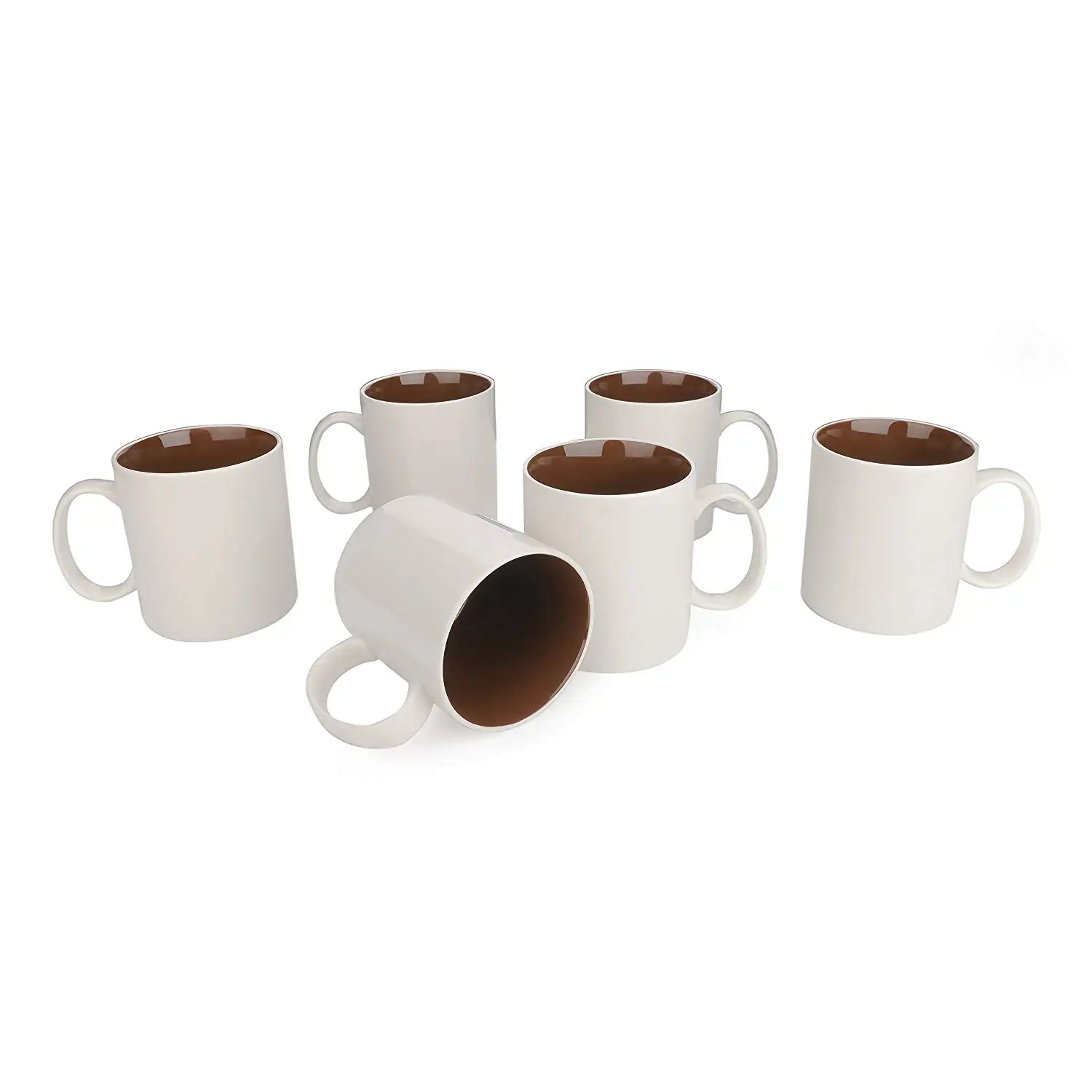 Panbado KT055 6 шт фарфоровая кофейная кружка набор 15 унций кофе чая какао молоко