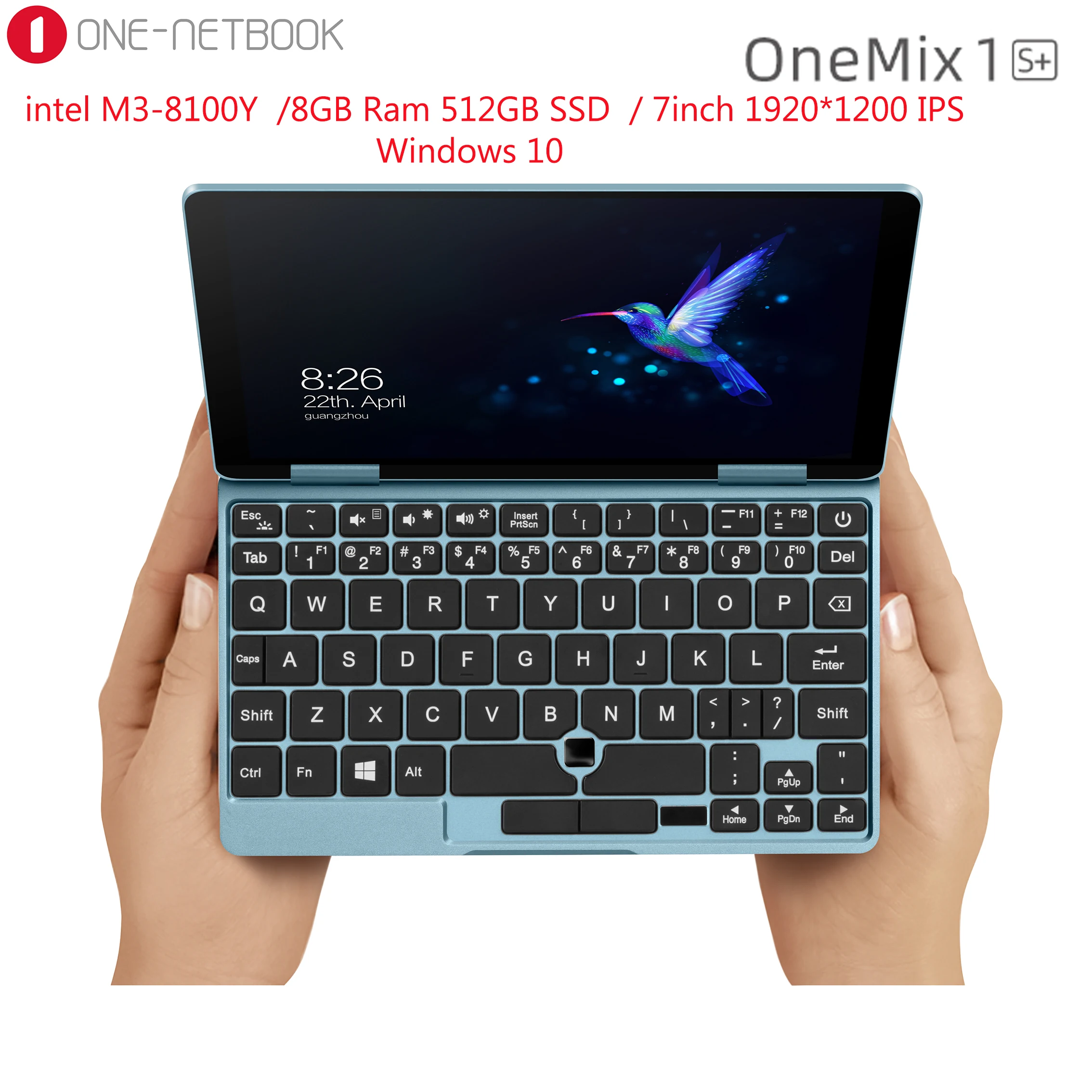 Карманный нетбук Onemix 1s + 8 Гб ОЗУ 256 PCIe SSD ПК с процессором intel core экран 7 дюймов 1920*1200