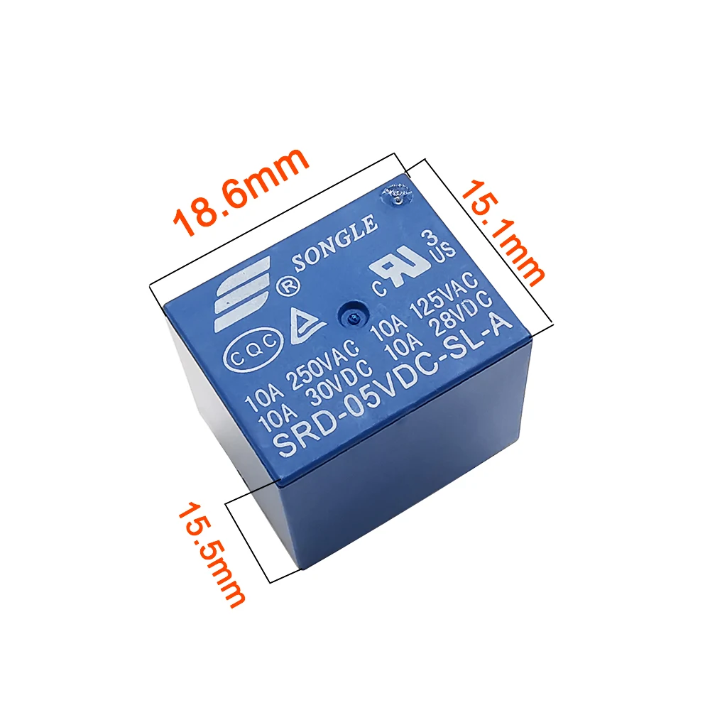 1 шт. 4Pin DC SRD реле 5/12/24V Катушка DPDT 4P Мини Мощность PCB плата SRD-05VDC-SL-A SRD-12VDC-SL-A SRD-24VDC-SL-A