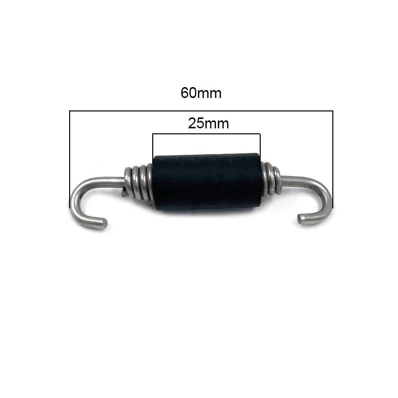 

2pcs 90mm 60mm Universal Motorcycle Stainless Steel Spring Hooks For SC Project Exhaust Pipe Motorbike Repair Parts