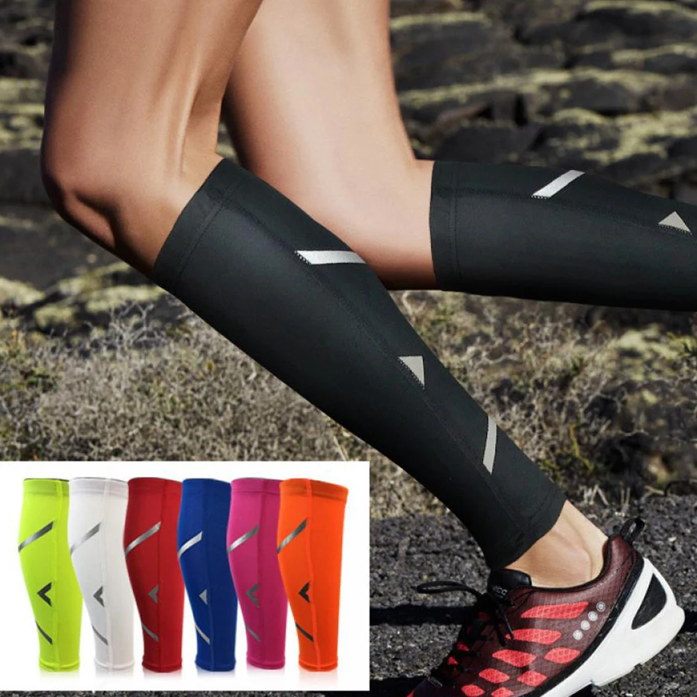 

Sport Calf Compression Sleeves Cycling Leg Warmers Protect Tibia Elastic Support Bandages Weightlifting Nature Hiking Supplies