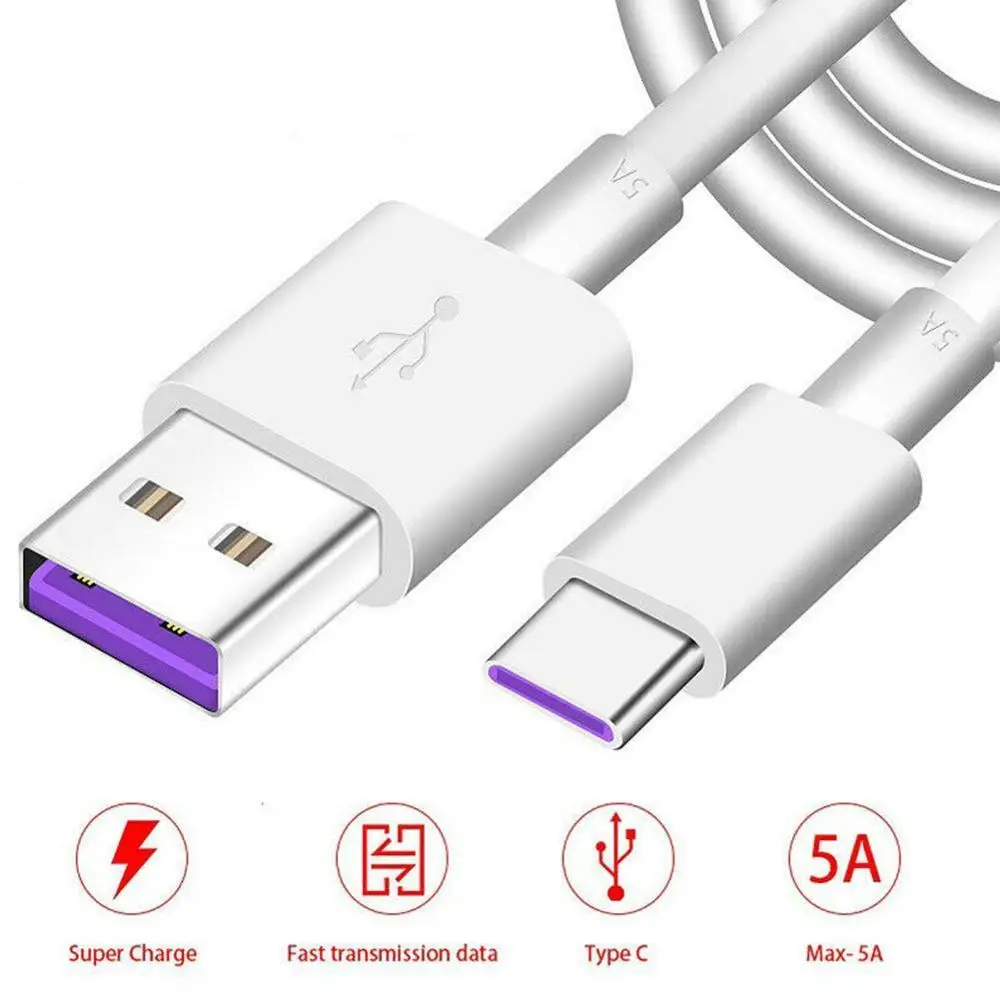 1 м подлинный 5A USB Type C 3 супер кабель для синхронизации данных и зарядки образный