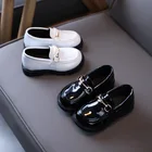 Туфли детские из лакированной кожи, для школьных танцев