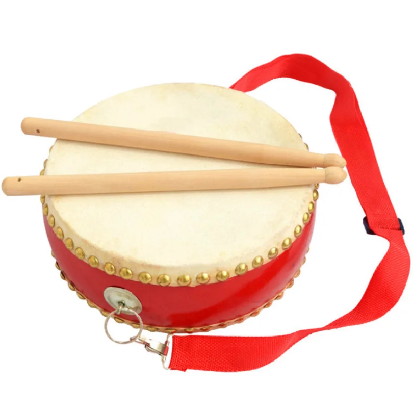 

Cowhide drum story-telling drum infant drum adult children performance flat drum gong and drum instrument dance rhythm